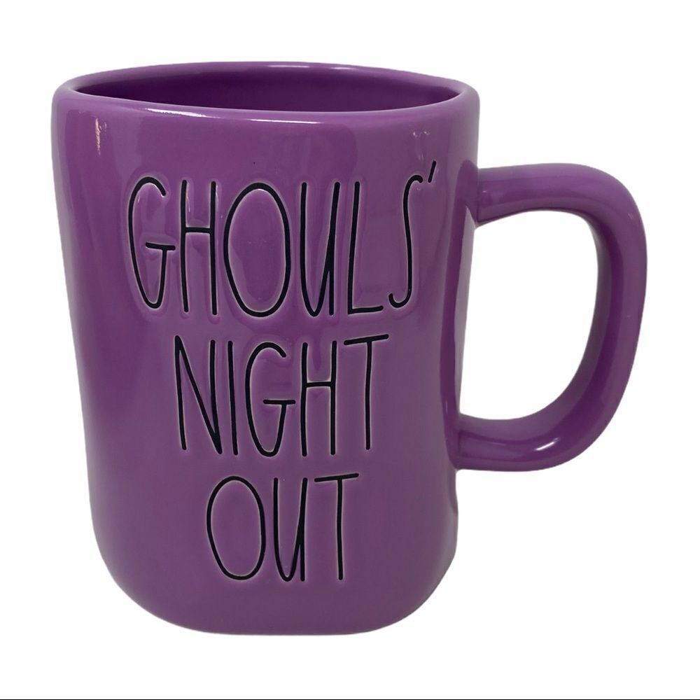 Rae Dunn Halloween Mug “GHOULS' NIGHT OUT” Girls